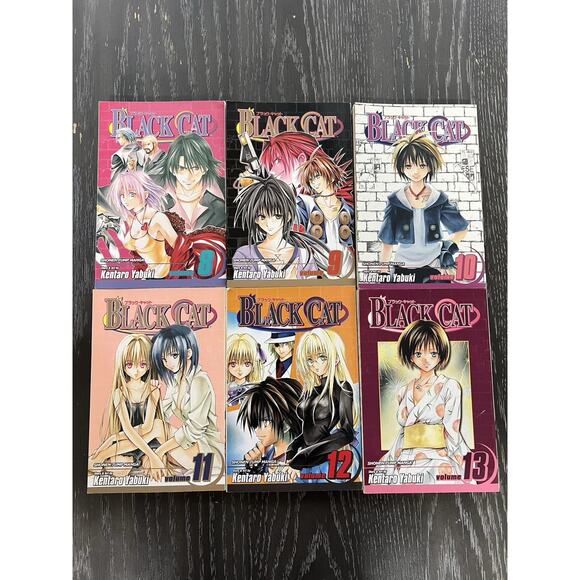 Black Cat Manga Volumes 1-13 English by Kentaro Yabuki - Paperback 1st Eds - Picture 2 of 16